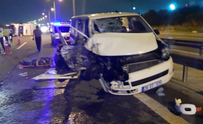 Kocaeli'de trafik kazası: 10 yaralı