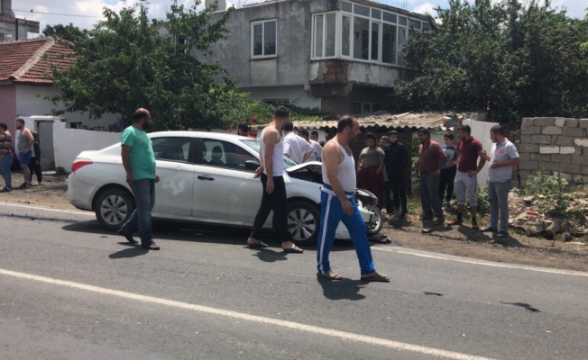 Çorlu'da trafik kazası: 2 yaralı