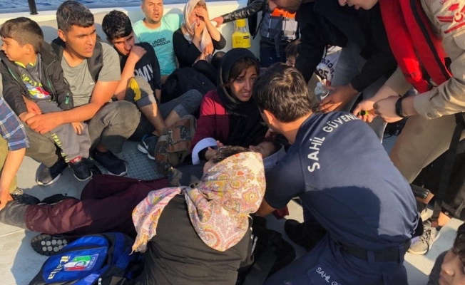 Ege Denizi'nde 65 düzensiz göçmen yakalandı