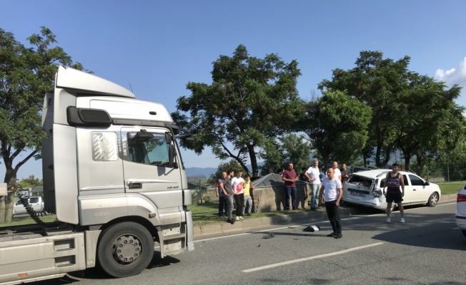 Orhangazi'de trafik kazası: 1 yaralı