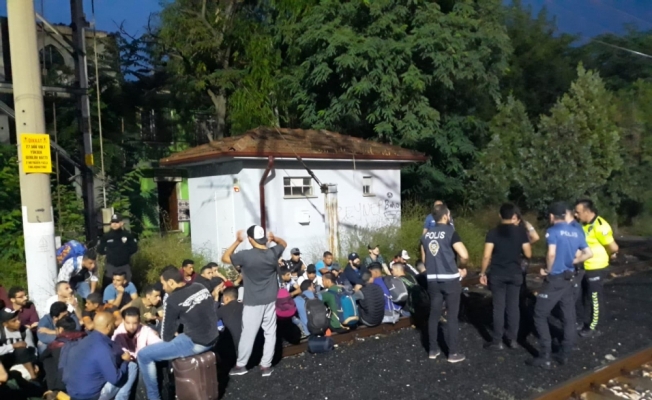 Tekirdağ'da 40 düzensiz göçmen yakalandı