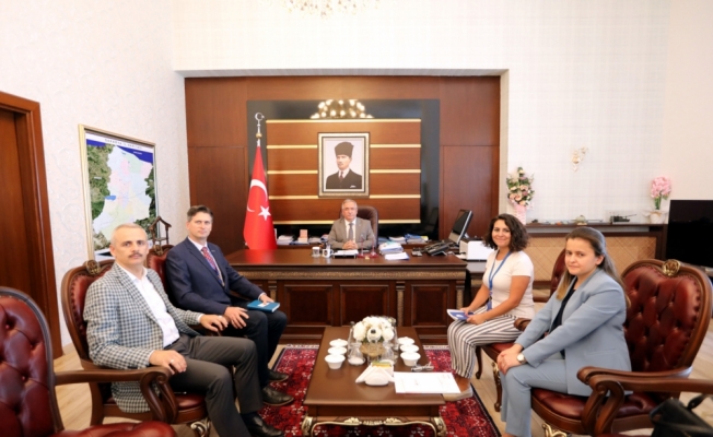 WFP İstanbul Bölge Müdürü Dennis'ten Vali Nayir'e ziyaret