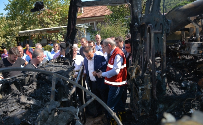 Balıkesir'de yolcu otobüsünde yangın: 15 ölü