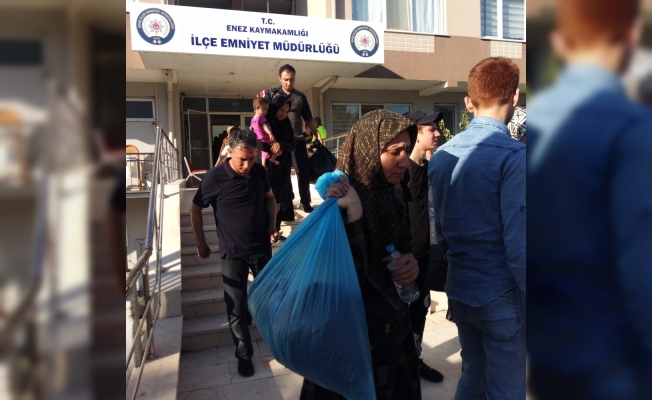 Edirne'de 61 düzensiz göçmen yakalandı