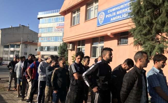 Edirne'de düzensiz göçmen operasyonu