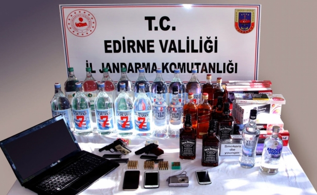 Edirne'de kaçakçılık operasyonu