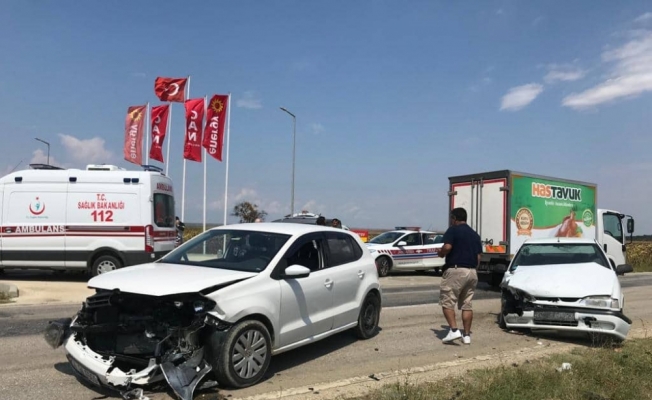 Edirne'de trafik kazası: 6 yaralı