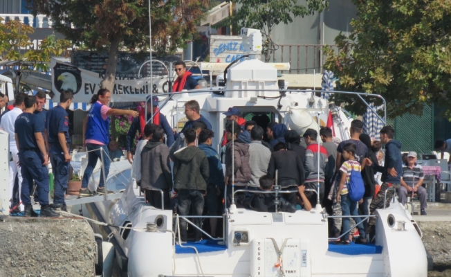 Çanakkale'de 102 düzensiz göçmen yakalandı