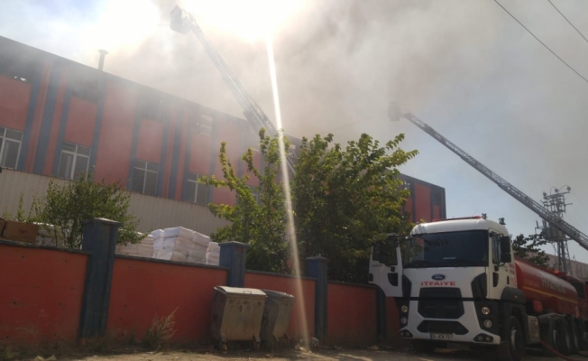 GÜNCELLEME - Bursa'da fabrika yangını