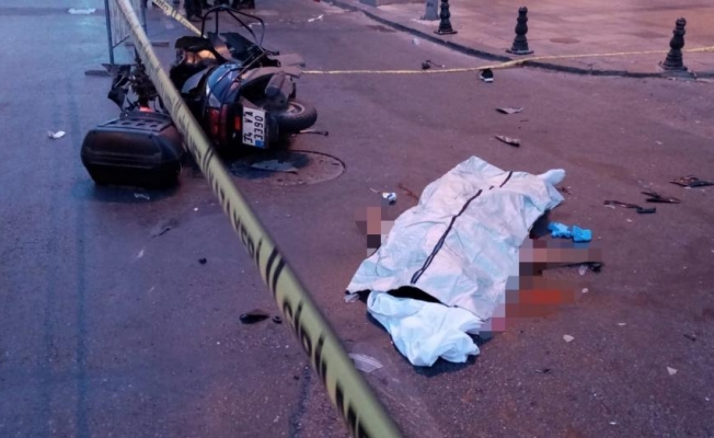 İstanbul'da motosikletle otomobil çarpıştı: 1 ölü, 1 ağır yaralı