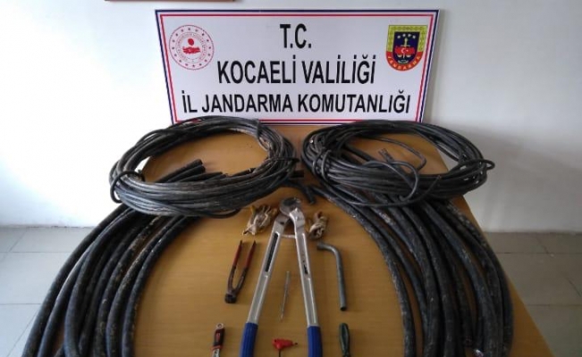 Kocaeli'de kablo hırsızlığı iddiası