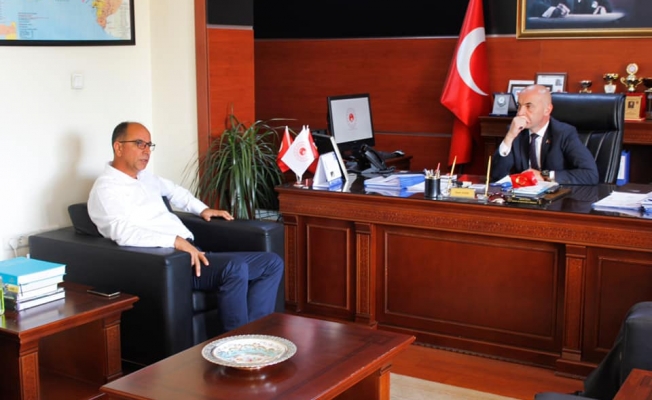 Mustafa Ercan'dan, Çevre ve Şehircilik müdürü Özdil'e ziyaret