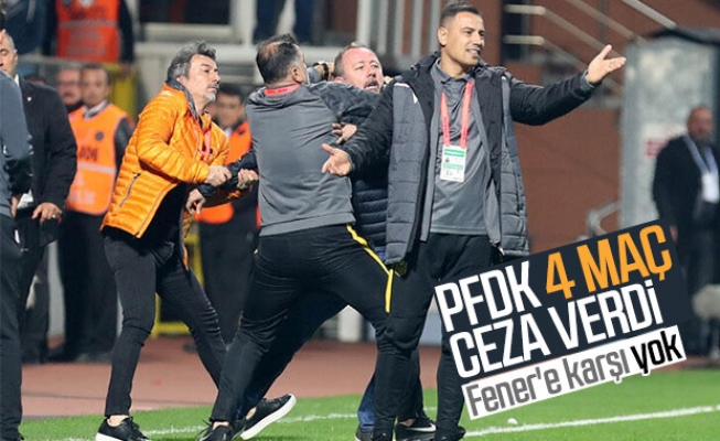 PFDK'den Sergen Yalçın'a 4 maç men cezası