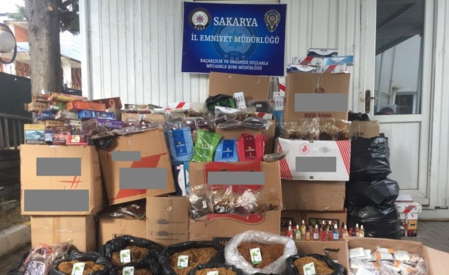 Sakarya'da kaçak tütün operasyonunda 5 şüpheli yakalandı