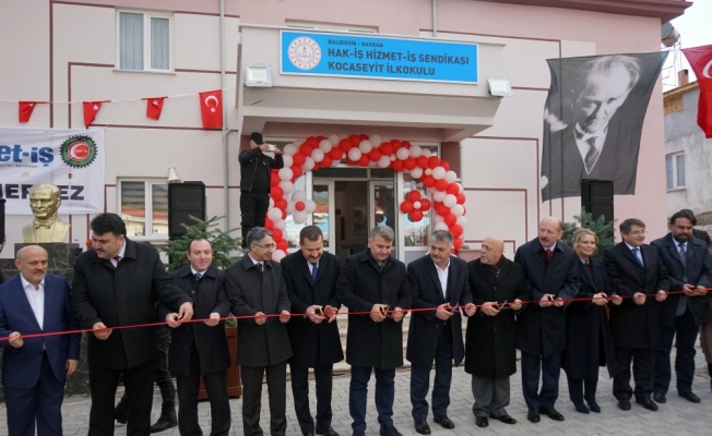 Hak-İş Hizmet-İş Sendikası Kocaseyit İlkokulu törenle açıldı