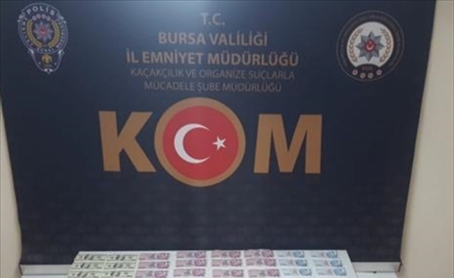 Bursa'da sahte para operasyonunda yakalanan 2 zanlı tutuklandı