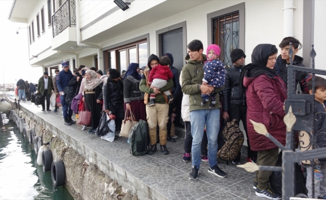 Çanakkale'de 126 düzensiz göçmen yakalandı