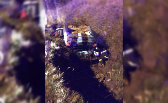 Kırklareli'nde otomobil devrildi: 1 ölü, 1 yaralı