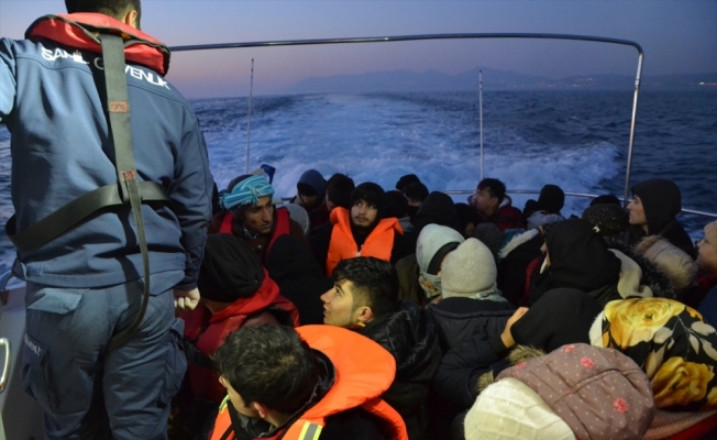 Balıkesir’de 47 düzensiz göçmen yakalandı
