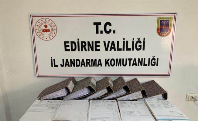 Edirne ve Tekirdağ'da sahte fatura düzenledikleri iddiasıyla 8 kişi gözaltına alındı