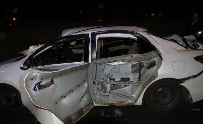LPG'li otomobilde yaşanan patlama nedeniyle 2 kişi yaralandı