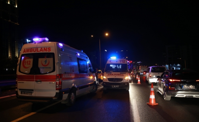 İstanbul'da trafik kazası: 1 ölü, 2 yaralı