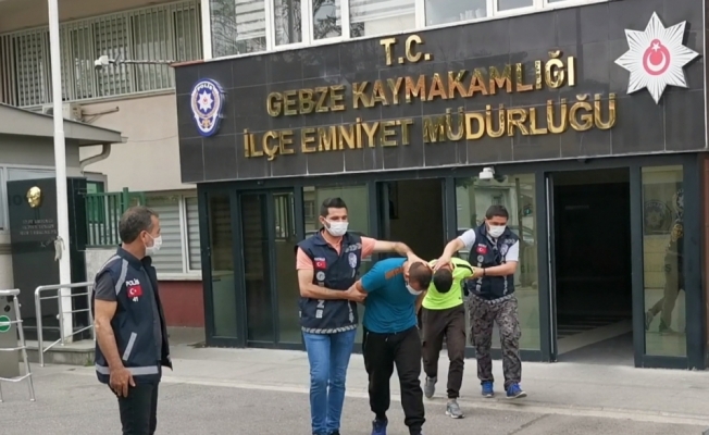 Gebze'de kombi çalan hırsızlar İstanbul'da yakalandı