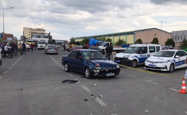 Tekirdağ'da otomobille çarpışan motosikletin sürücüsü öldü