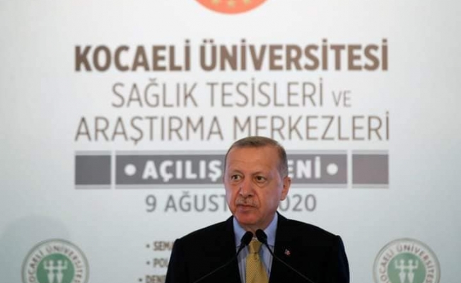 Cumhurbaşkanı Erdoğan, Kocaeli Üniversitesi Sağlık Tesisleri ve Araştırma Merkezleri Açılış Töreni'nde konuştu: (1)