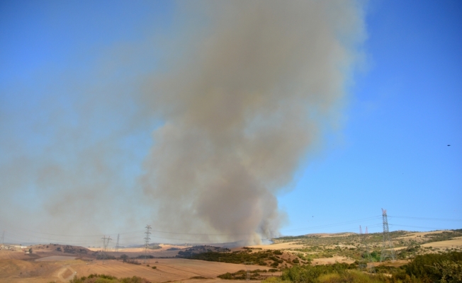 GÜNCELLEME - Çanakkale'de orman yangınına müdahale ediliyor
