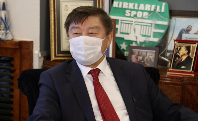 TÜRKSOY Genel Sekreteri Düsen Kaseinov, Kırklareli'nde ziyaretlerde bulundu: