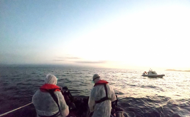 Balıkesir’de 36 düzensiz göçmen kurtarıldı