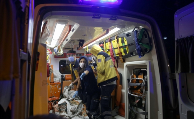 Beşiktaş’ta evde çıkan yangında yaşlı kadın yaralandı