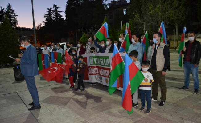 Bilecik'te Azerbaycan'a destek konvoyu oluşturuldu