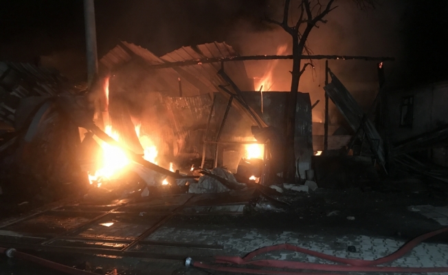 Sakarya'da anız yangınının sıçradığı ev ve otomobilde hasar oluştu
