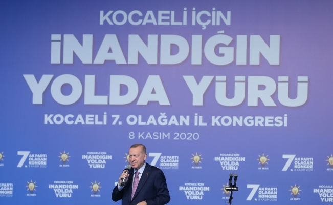 Cumhurbaşkanı Erdoğan, AK Parti Kocaeli 7. Olağan İl Kongresi'nde konuştu:
