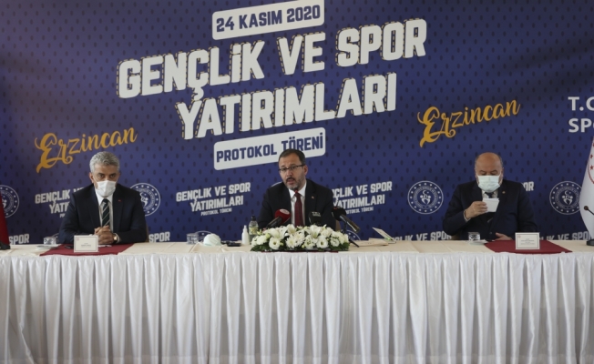 Gençlik ve Spor Bakanlığından Erzincan'a yatırım