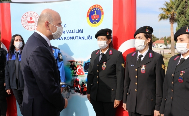 İçişleri Bakanı Soylu, KADES tanıtım stadını ziyaret etti