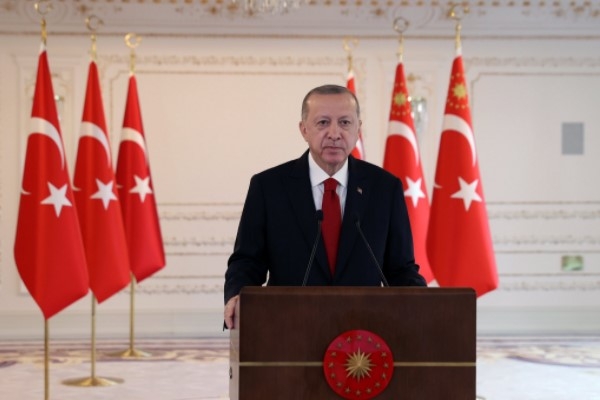 Cumhurbaşkanı Erdoğan, Manisa'daki toplu açılış törenine video konferans ile katıldı