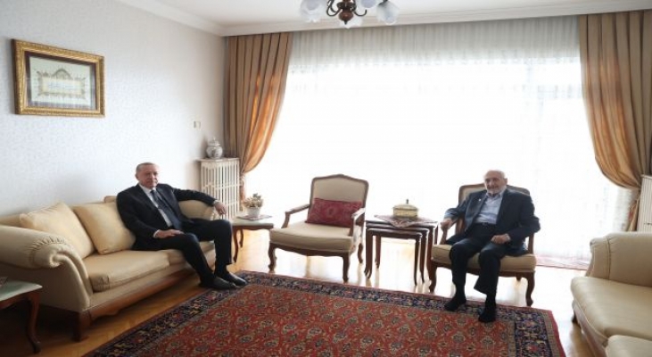 Cumhurbaşkanı Erdoğan, Oğuzhan Asiltürk’ü ziyaret etti