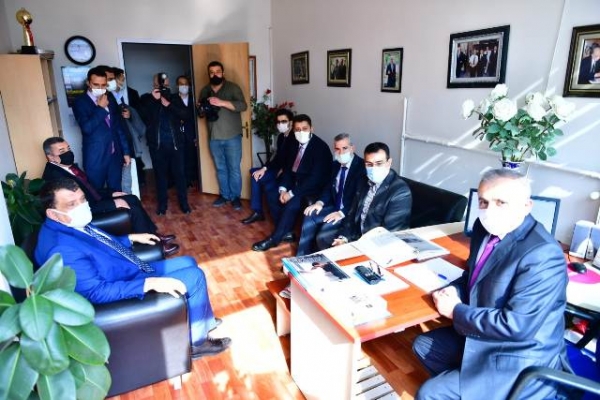 AK Parti Malatya heyetinden Gazeteciler Cemiyeti'ne ziyaret