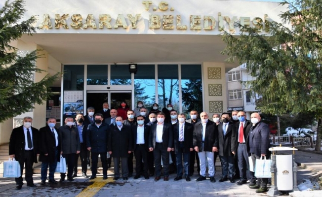 Aksaray'da AK Parti'den Başkan Dinçer'e ziyaret