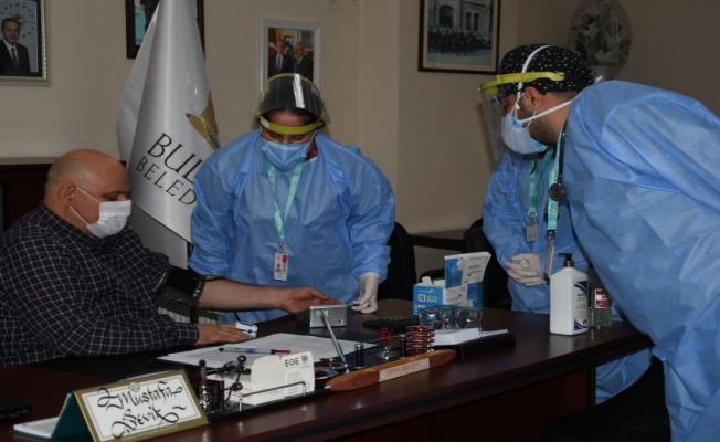 Denizli Buldan'da Başkan Şevik aşısını oldu