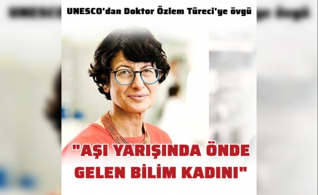 UNESCO: "Aşı yarışında önde gelen bilim kadını"
