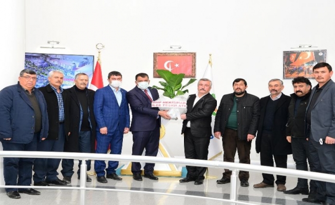 Malatya Hekimhan MHP'den Başkan Gürkan'a ziyaret