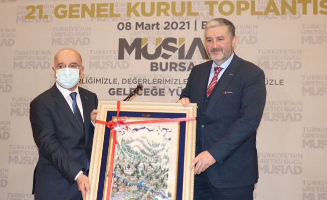 MÜSİAD Bursa'da Nihat Alpay güven tazeledi