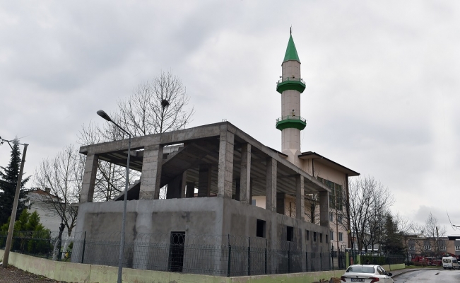 Osmangazi'de TOKİ Camii'nde çalışmalar sürüyor