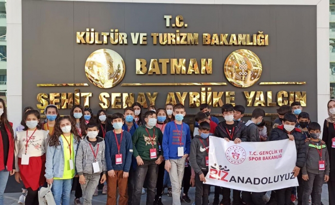 Siirt'ten gelen öğrenciler Batman'ı ziyaret etti