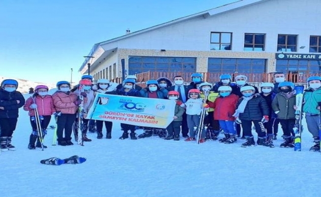 Sivas Gürün'de kayak bilmeyen kalmayacak