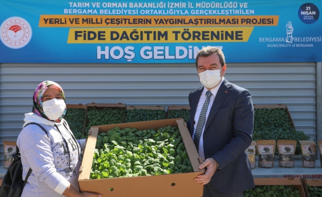Ata tohumları İzmir Bergama’da toprakla buluşuyor